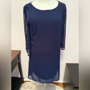 Love Reign Navy Long Sleeve Dress